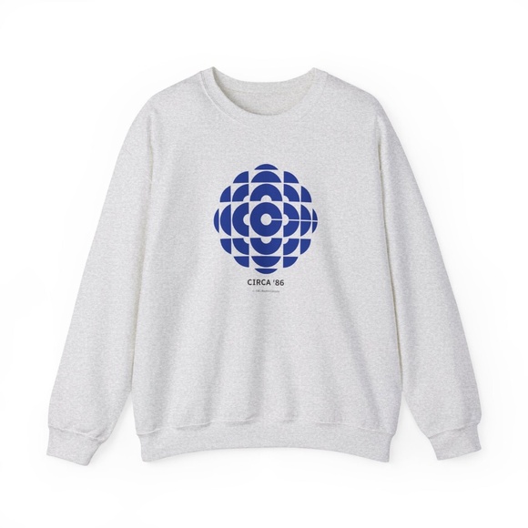 NWOT CBC 1986 Retro Logo Crewneck Sweatshirt in Light Grey | Size S - Picture 3 of 9